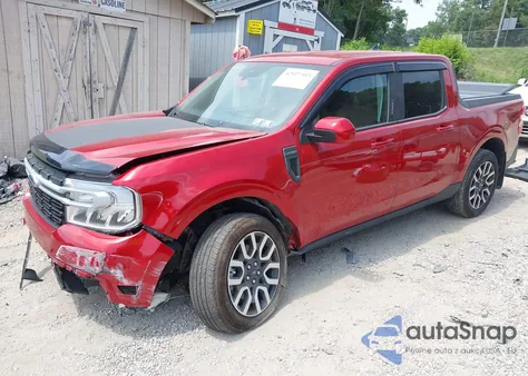 2023 Ford Maverick Lariat из США, поврежденный, VIN 3FTTW8E33PRA90204